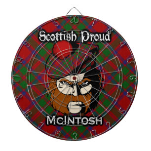 Fléchettes Cible écossaise de tartan de McIntosh de clan