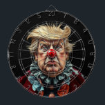 Fléchettes Drôle Donald Trump Cible de flechettes clown<br><div class="desc">Trump a l'air bien avec son maquillage de clown sur ce design amusant et patriotique.</div>
