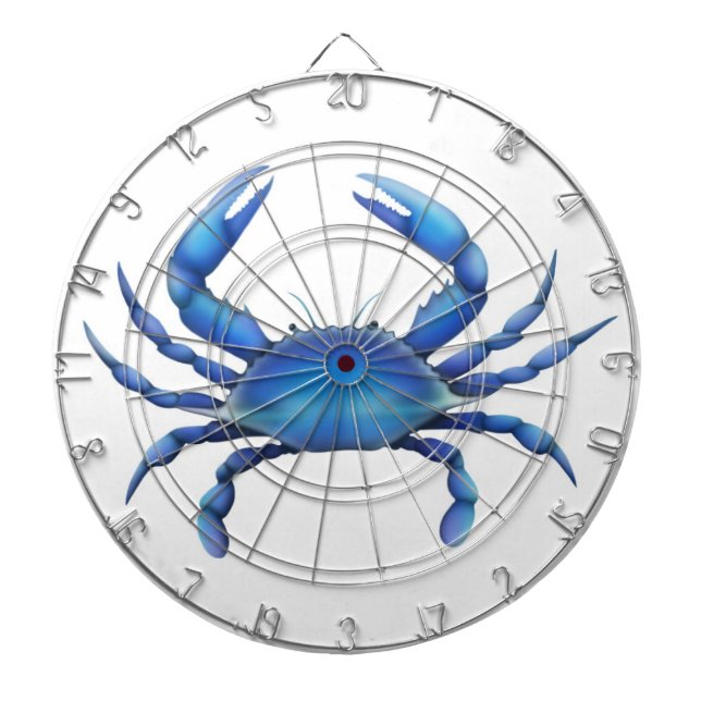 Fléchettes La Cible de flechettes atlantique de crabe bleu (Devant)