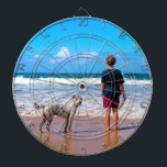 Fléchettes Personnaliser votre photo Cible de flechettes pers<br><div class="desc">Cible de flechettes photo personnalisée - Votre propre design - Famille personnalisée / amis ou Dartboards personnels Cadeau - Ajouter votre photo / ou texte - Redimensionner et déplacer ou supprimer et ajouter des éléments / du texte avec outil de personnalisation ! Choisissez / ajoutez votre police / couleur de...</div>