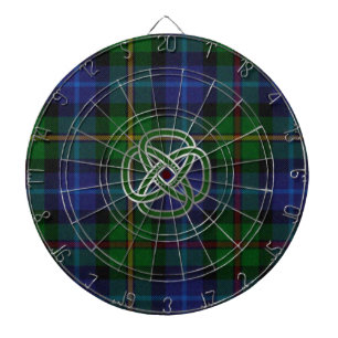 Fléchettes Smith Plaid avec Cible de flechettes de noeud celt