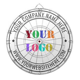 Fléchettes Texte du logo de l'entreprise personnalisé Cible d