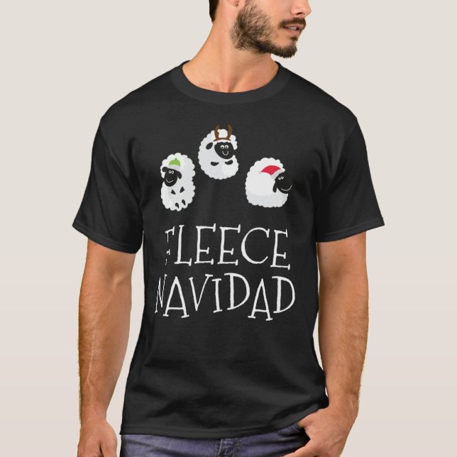 Fleece Navidad Classic T-shirt Copie (Devant)