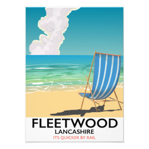 Fleetwood, Lancashire poster Voyage de bord de mer