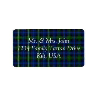 Fletcher Tartan Étiquette