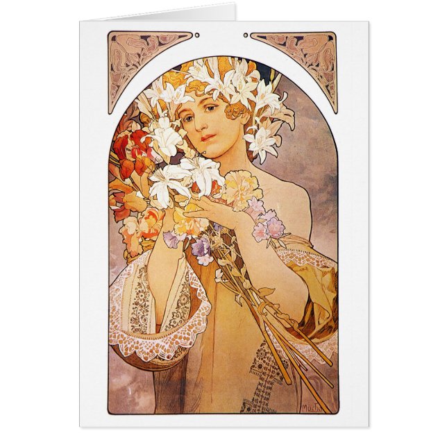 Fleur Alphonse Mucha (Devant)