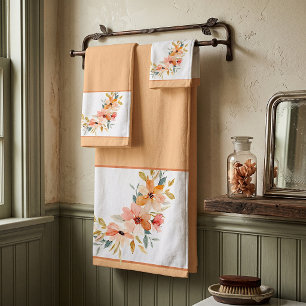 Fleur aquarelle d'automne