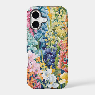 Fleur Art Motif Rose Bleu Vert Jaune Orange