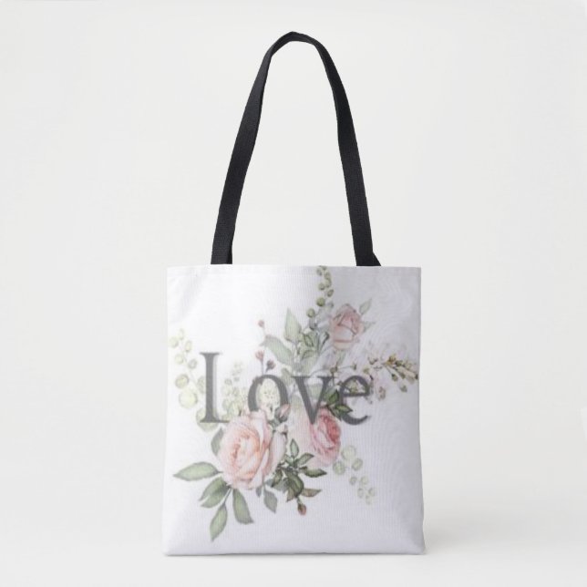 Fleur avec amour : Sac fourre-tout Floral Aquarell (Devant)
