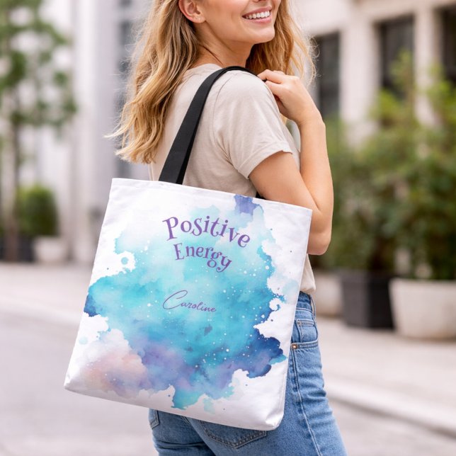 Fleur avec Sac fourre-tout de couleurs fluides Gra (Créateur téléchargé)