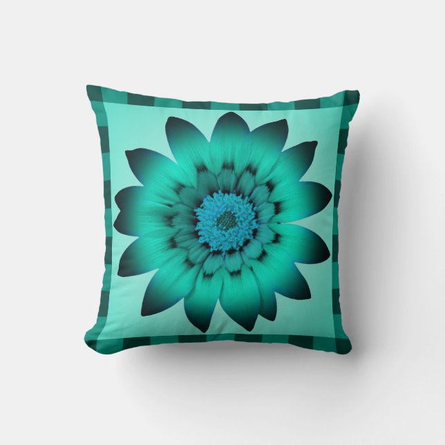 Fleur bleue Cadet - Coussin (Recto)
