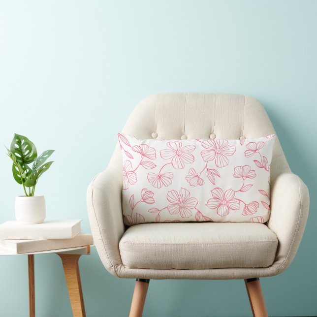 Fleur & Bliss - Oreiller Floral Coloré (Chaise)