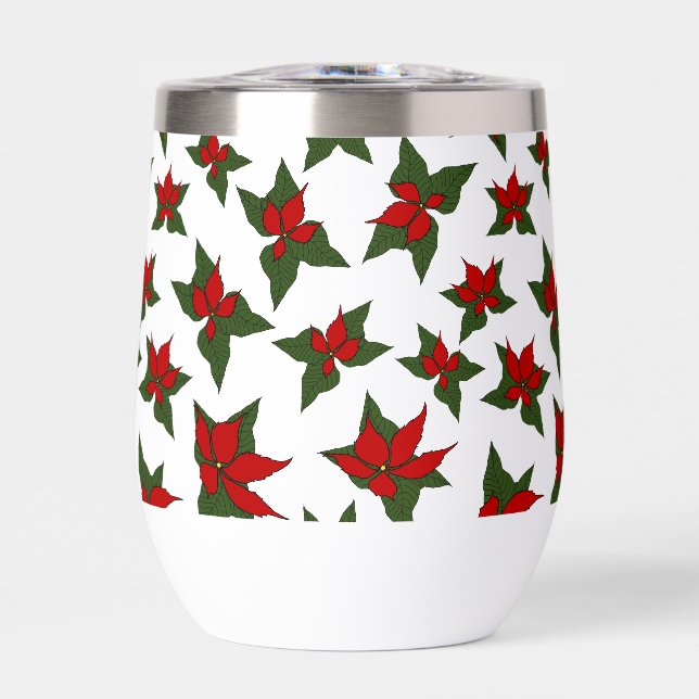 Fleur botanique rouge de Noël (Avant)