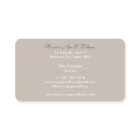 Fleur, Bougie, Spa de brosse et Carte de visite de