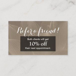 Fleur Brown élégante de la carte Lotus de