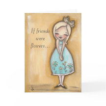 Fleur - Carte d'amitié