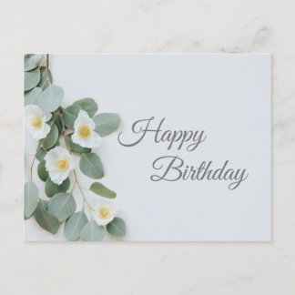 Fleur Carte de voeux Joyeux anniversaire