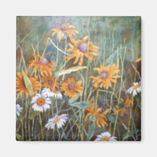 "Fleur Champ #1" Magnet floral (Devant)