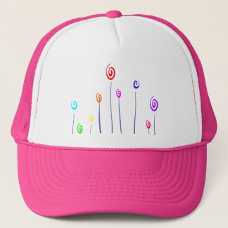 Fleur colorée - Casquette