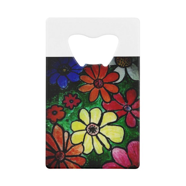 fleur colorée hippie en fleurs (Devant)