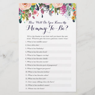 Fleur Connaissez-Vous Bien Le Quiz De Mommy ?