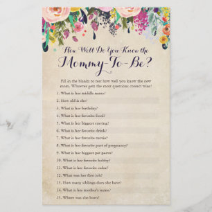 Fleur Connaissez-Vous Bien Le Quiz De Mommy ?