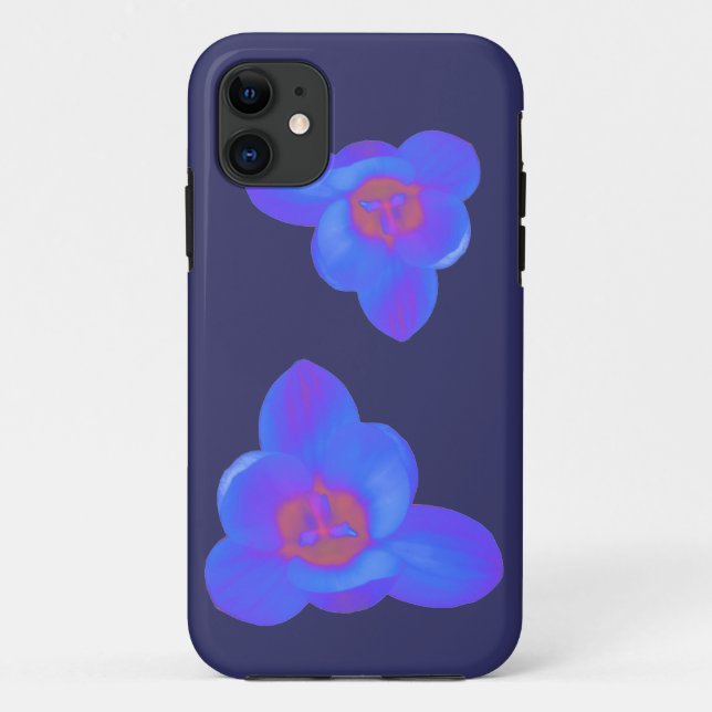 Fleur Crocus iPhone chaud et froid 5 Coque (Dos)