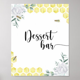 Fleur d'abeille - Poster du bar du dessert