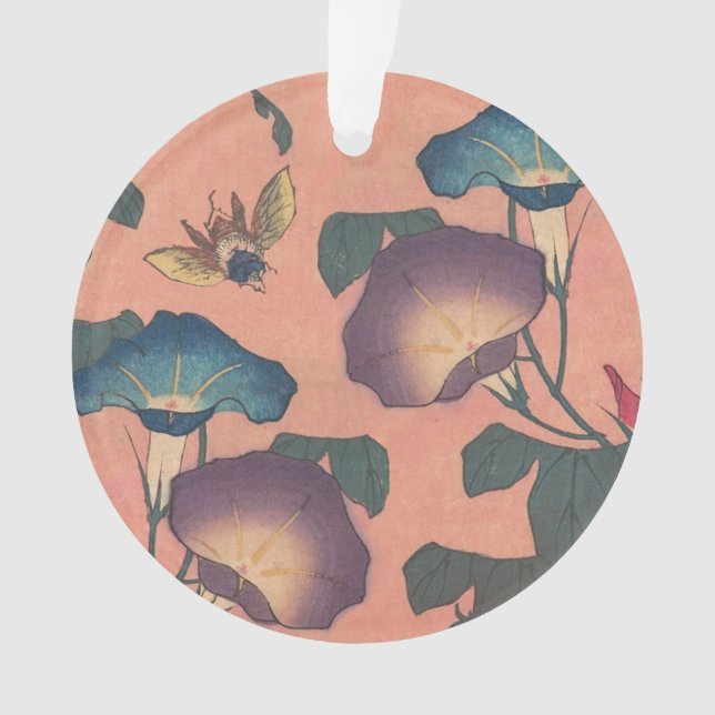 Fleur d'abeille rose Art classique Hokusai (devant)