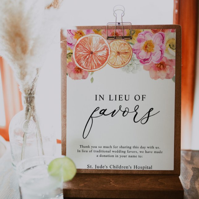 Fleur d'agrumes rose en lieu et place des faveurs  (Créateur téléchargé)