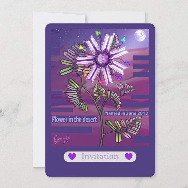 Fleur dans le désert (Devant)