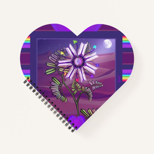 Fleur dans le désert Cahier (Devant)