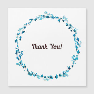 Fleur d'aquarelle bleue