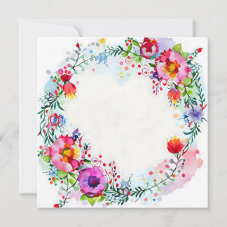 Fleur d'aquarelle Loose Happy et brillant