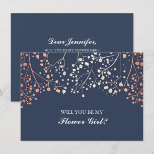 Fleur de bébé rose pour invitation de mariage demo