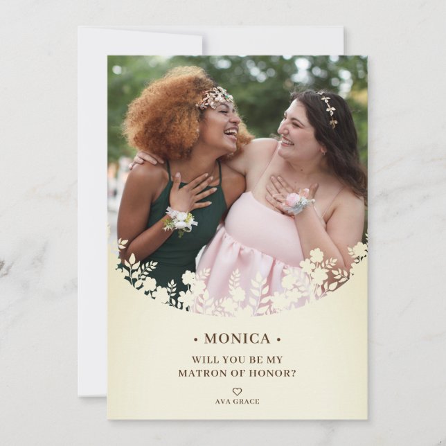 Fleur de cadre floral Proposition de femme de ména (Devant)