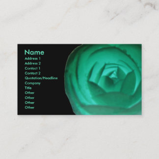 Fleur de Camellia hypnotique Carte de visite perso
