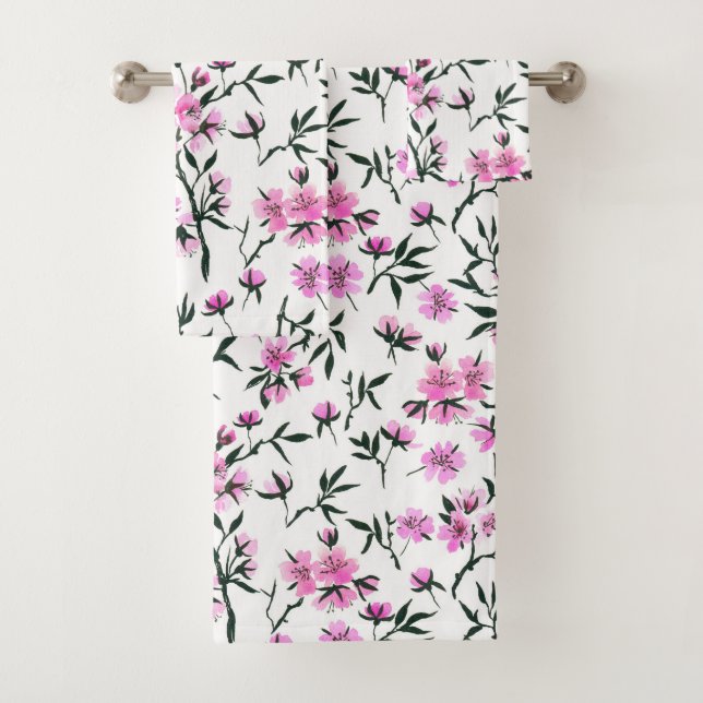 Fleur de cerisier blanc sur blanc (En situation)