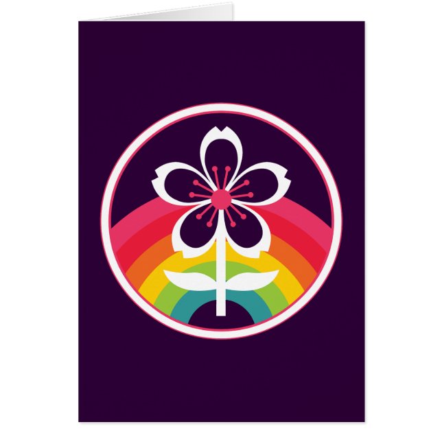 fleur de cerisier rétro (Devant)