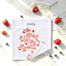 Fleur de cerisier rose blanc