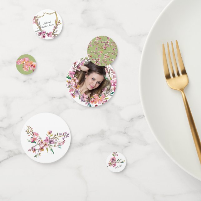 Fleur de cerisier rose Mariage Confetti (Groupe)