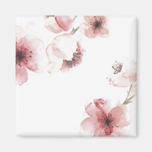 Fleur de cerisiers simple mais élégant Magnet
