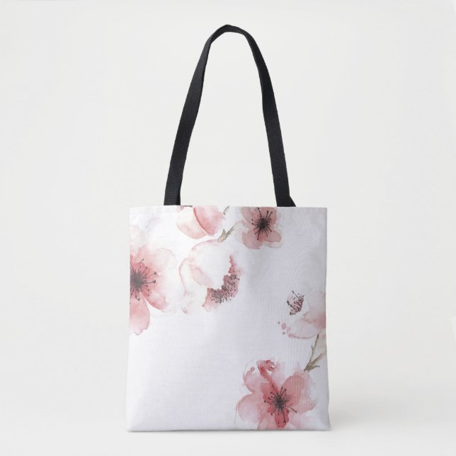 Fleur de cerisiers simple mais élégant| Sac fourre (Devant)