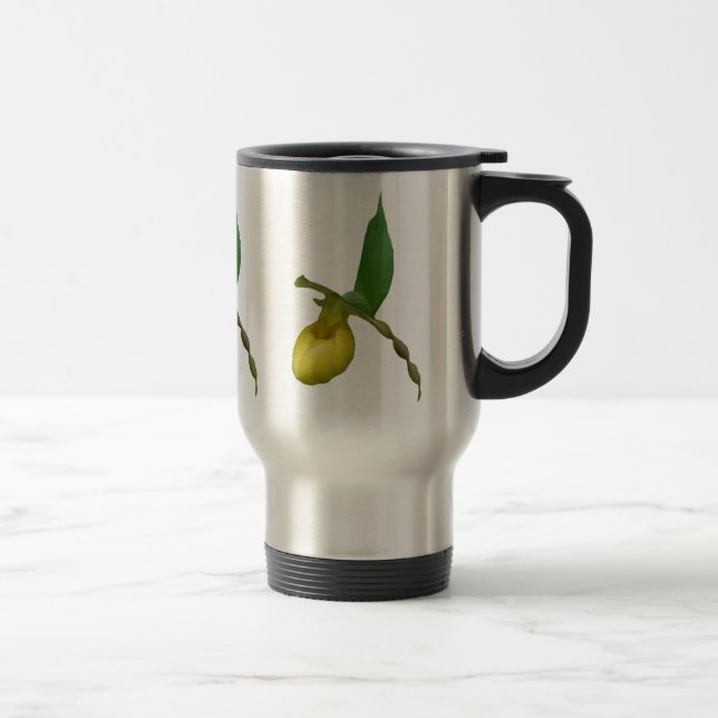 Fleur de chlipper jaune sauvage Photo Voyage Mug (Droit)