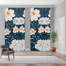 Fleur de couleur claire avec fond d'océan sombre