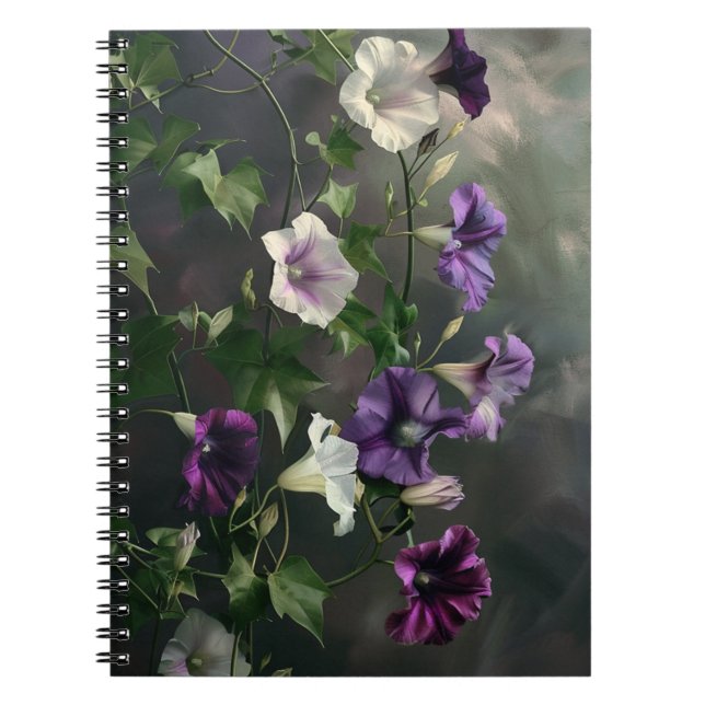 Fleur de crépuscule : Carnet floral (Devant)