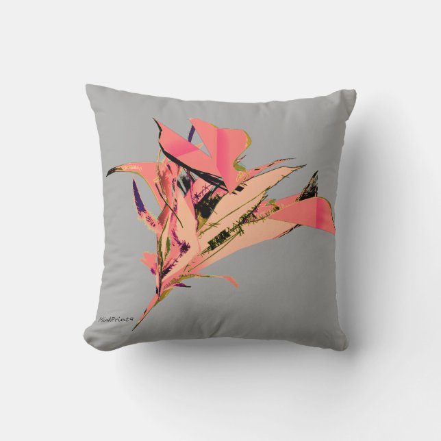 Fleur de désir - Oreiller à lancer (Recto)