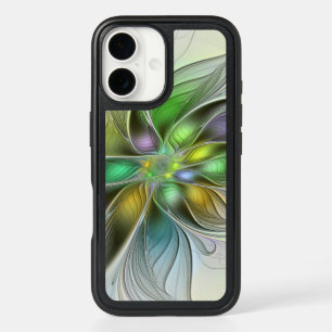 Fleur de Fantaisie Abstraite Moderne Fractale Colo