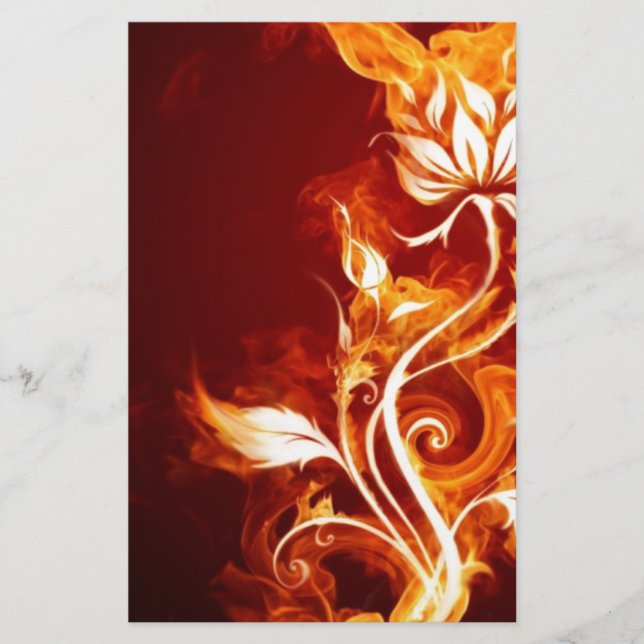 Fleur de flamme 01 (Devant)