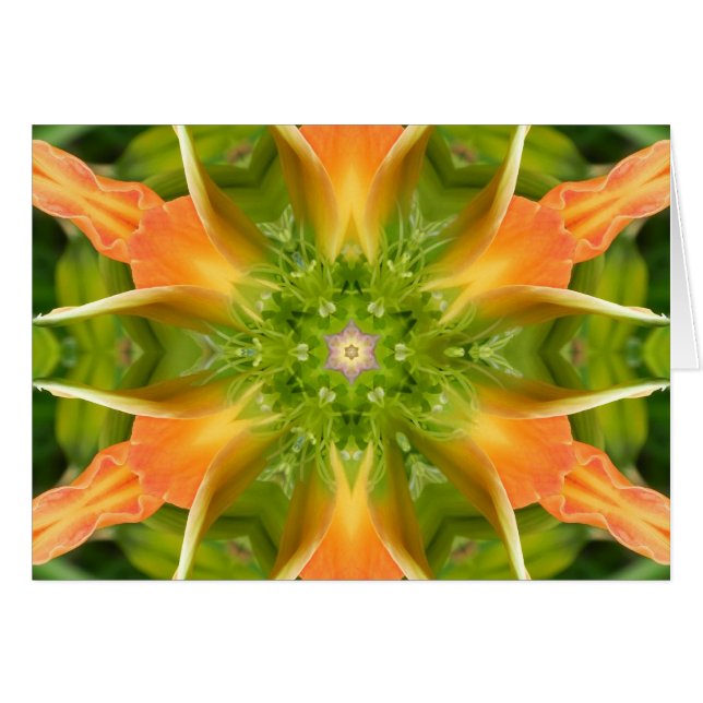 Fleur de la Paix Mandala (Devant horizontal)